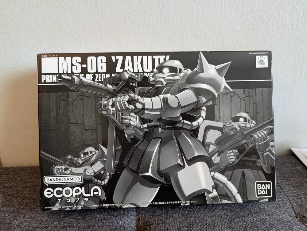 HGUC 1/144 Model Kit MS-06 Zaku 2 Ecopla Gundam Brand New US Seller